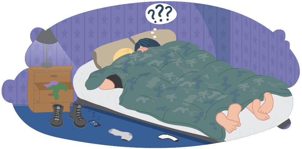 Male and female in bed, under the covers in a bed Male and female in bed, under the covers in a bed