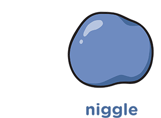 Representation of what a niggle looks like Representation of what a niggle looks like