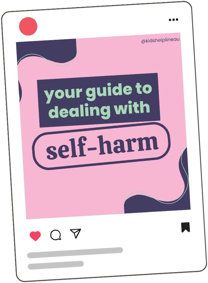 Your guide to dealing with self-harm in a social post